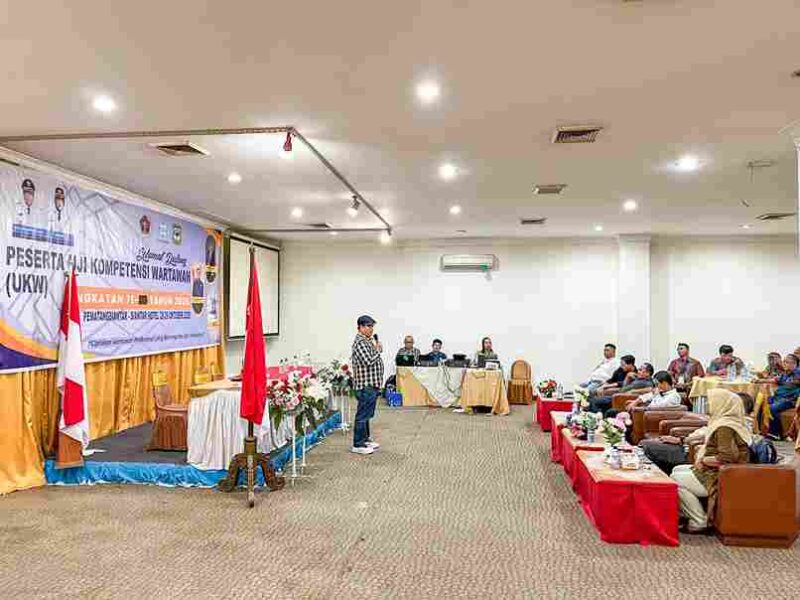 Suasana Pelaksanaan UKW Angkatan 71 yang dilaksanakan PWI Pematangsiantar