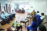 Dalam rangka memperingati Hari Ulang Tahun ke-64 Bank Sumut, jajaran Bank Sumut Cabang Kisaran melakukan audiensi dengan Bupati Asahan Taufik Zainal Abidin, S.Sos., M.Si. di ruang kerja bupati.