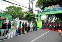 Gubernur Sumatera Utara (Sumut) Muhammad Bobby Afif Nasution secara resmi melepas peserta Green International Xtreme Adventure (GIXA) North Sumatera ke-9 di Halaman Belakang Kantor Gubernur Sumut, Medan, Sabtu (15/11/2025).