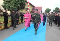 Kapolda Sumatera Utara, Irjen Pol Whisnu Hermawan Februanto, S.I.K., M.H., pada Peringatan Hari Ulang Tahun (HUT) ke-80 Korps Brimob Polri digelar di Auditorium Dhira Brata, Brimob K.E. Lumi Sampali Medan, Jumat (14/11/2025),