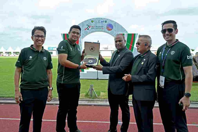 Gubernur Sumut, Bobby Nasution membuka Kejuaraan Atletik Asia Tenggara U18 & U20 Tahun 2025 yang diselenggarakan di Stadion Madya Atletik Sumut, Sumut Sport Center, Kabupaten Deli Serdang, Jum'at (14/11/2025).