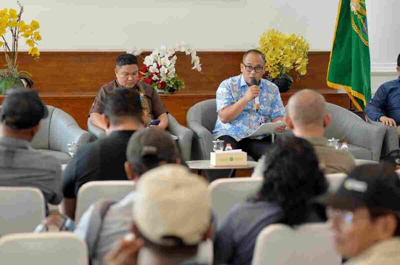  Dinas Pekerjaan Umum dan Perumahan Rakyat Provinsi Sumut melakukan Konferensi Pers terkait Progres Pembangunan Infrastruktur berkelanjutan di Provinsi Sumatera Utara (Program Instansi).  