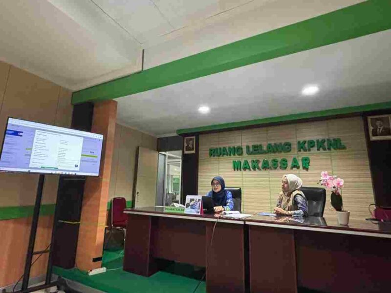 Kantor Pelayanan Kekayaan Negara dan Lelang (KPKNL) Makassar.