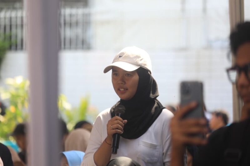 Kegiatan Sapa Warga di Jalan Sei Bahorok, Sabtu (1/11/2025).