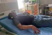 Korban aksi pelemparan.