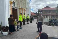 Polda Sumatera Utara bersama seluruh Polres jajaran melaksanakan patroli serta pengamanan rumah ibadah pada Minggu (2/11/2025).