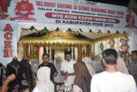 Stand Dewan Kerajinan Nasional Daerah (Dekranasda) Kabupaten Aceh Timur ikut memeriahkan arena pameran Musabaqah Tilawatil Qur’an (MTQ) XXXVI Tingkat Provinsi Aceh yang dipusatkan di Kabupaten Pidie Jaya.