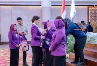Rapat Koordinasi Daerah Tim Pembina Posyandu Sumut di Aula Raja Inal Siregar, Kantor Gubernur Sumut, Senin (24/11/2025).