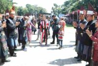 masyarakat keturunan marga Damanik yang tumpah ruah dalam acara 