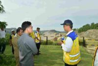 Wakil Presiden (Wapres) Gibran Rakabuming Raka meninjau pembangunan Bendungan Jragung di Candirejo, Kabupaten Semarang, Jumat (7/11/2025).