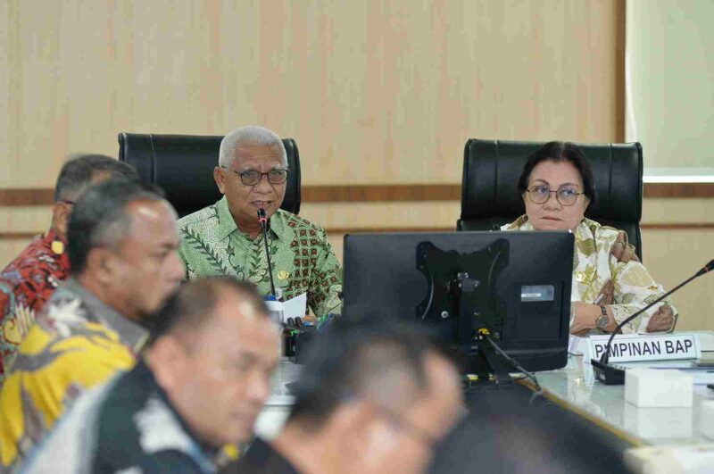 Wakil Gubernur Sumatera Utara (Sumut) Surya menerima kunjungan kerja Badan Akuntabilitas Publik Dewan Perwakilan Daerah (DPD) RI di Ruang Rapat I Lantai 2 Kantor Gubernur Sumut Jalan Diponegoro Kota Medan, Jumat (21/11/2025).