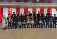 Pemerintah Kabupaten Aceh Timur tetap melaksanakan Upacara Peringatan Hari Jadi Kabupaten Aceh Timur ke-69 dan HUT Korpri ke-54 meski hujan deras mengguyur Lapangan Pusat Pemerintahan Aceh Timur, Desa Titi Baro, Idi Rayeuk, Senin (24/11/2025).