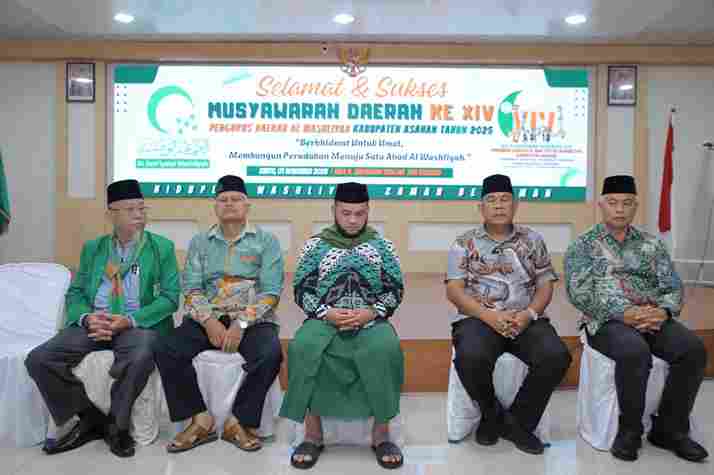 Pelaksanaan Musyawarah Daerah (Musda) ke-XIV Al Jam’iyatul Washliyah Kabupaten Asahan yang digelar di Gedung Zul Firman Siregar Universitas Asahan. 