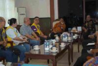 Pemerintah Kabupaten Asahan menerima audiensi Lions Club Indonesia Medan Chakra di Ruang Audiensi Bupati Asahan