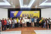 Media Gathering 2025 di Aula Istana Maimun, Lantai 8 Gedung Kanwil DJP Sumut I, Jalan Sukamulia No.17A, Kota Medan, Kamis (13/11/2025).