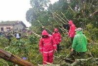 Polres Tanah Karo bergerak cepat menangani bencana tanah longsor yang terjadi pada Kamis (27/11/2025) pukul 07.30 WIB di Katepul Kuta Lingkungan VI, Kelurahan Gung Negeri, Kecamatan Kabanjahe.