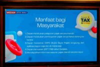 Sosialisasi aplikasi Smart Tax Mobile dan Smart Tax Office, Rabu (26/11/2025) di Ruang Rapat I Kantor Wali Kota Medan.