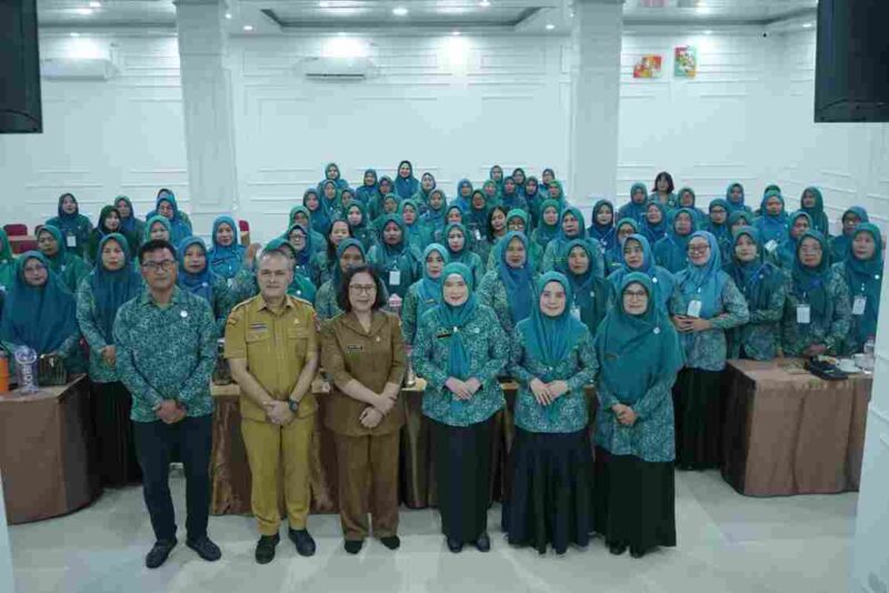 Pelatihan Administrasi dan Kelembagaan PKK Tahun 2025 resmi dilaksanakan di Aula Hotel Antariksa Kisaran. 