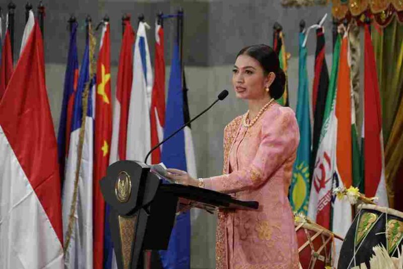 Bazar Amal ke-56 Women’s International Club (WIC) di Hall B Jakarta International Convention Center, Jakarta Pusat, Rabu (19/11/2025).