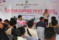 festival kopi pertama di kota itu resmi digelar dengan tajuk Siantar Coffee Fest 2025.