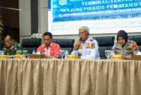 Rapat Optimalisasi Pemanfaatan Terminal Tipe A Tanjung Pinggir di Gedung Serbaguna Pemko Pematangsiantar, Jalan Merdeka, Kamis (4/12/2025).