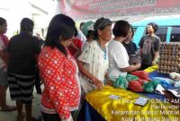 Suasana pasar murah yang dilaksanakan pemko Pematangsiantar