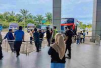 Situasi di Terminal Tanjung Pinggir