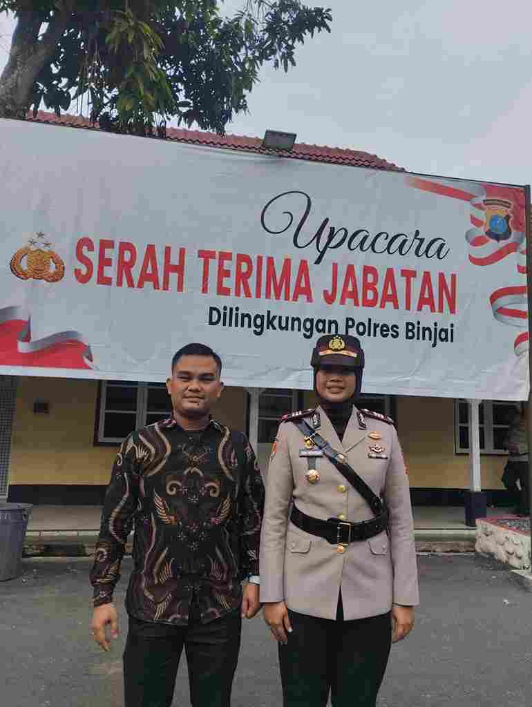 AKP Diah Retnosari, S.T., M.H., M.Tr.A.P. resmi menjabat Kapolsek Binjai Kota