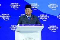 Presiden Republik Indonesia Prabowo Subianto menyampaikan pidato kunci pada World Economic Forum (WEF) Annual Meeting 2026 yang digelar pada Kamis, 22 Januari 2026, di Davos, Swiss. 