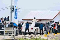 Presiden Prabowo Subianto tiba di Kabupaten Karawang, Provinsi Jawa Barat, pada Rabu, 7 Januari 2026, dalam rangka kunjungan kerja. Foto: BPMI Setpres