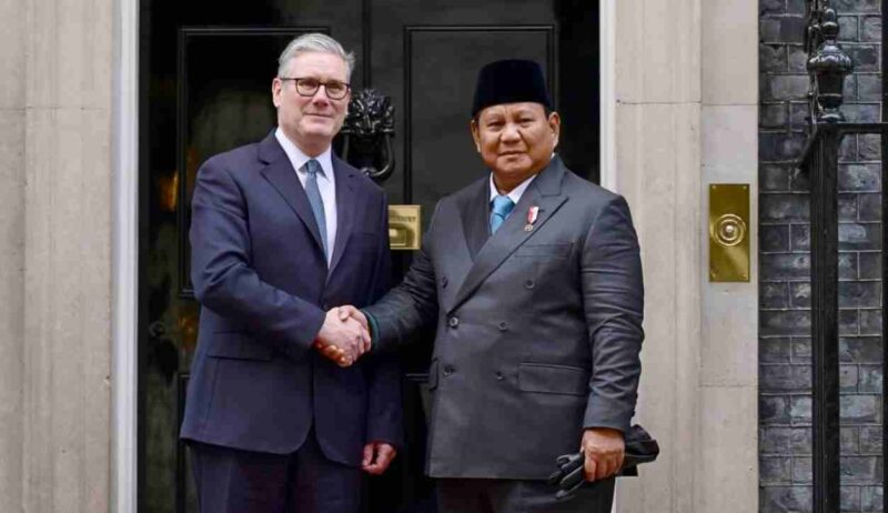 Presiden Republik Indonesia, Prabowo Subianto melakukan pertemuan dengan Perdana Menteri (PM) Inggris, Keir Starmer di Kantor PM Inggris, London, pada Selasa, 20 Januari 2026. Foto: BPMI Setpres