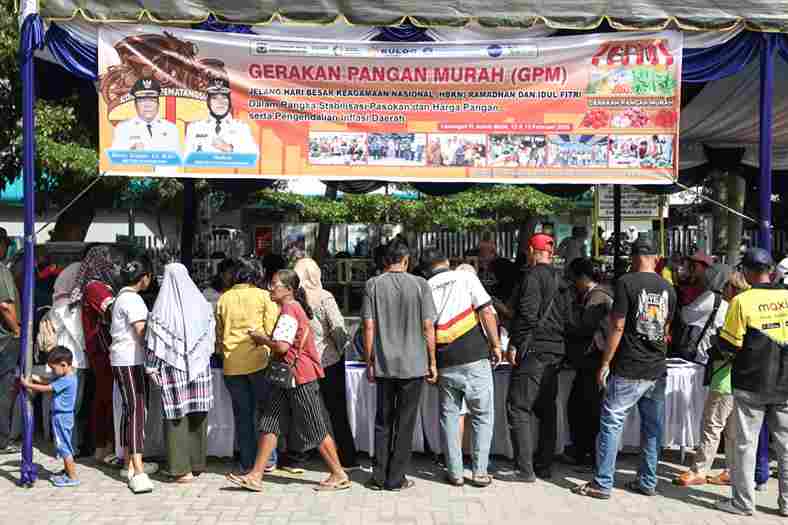Gerakan Pangan Murah (GPM) dalam rangka stabilisasi pasokan dan harga pangan serta pengendalian inflasi daerah menjelang Ramadhan 1447 H/2026 M.