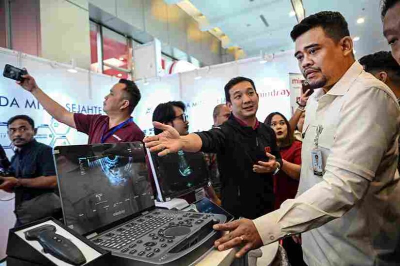 Gubernur Sumatera Utara (Sumut) Muhammad Bobby Afif Nasution saat 