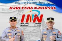 Foto ucapan Kapolres dan Wakapolres Aceh Timur. 