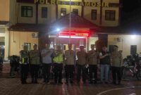 Foto bersama usai pelaksanaan razia.