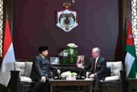Pertemuan bilateral dengan Raja Abdullah II di Istana Basman, Amman, Rabu, 25 Februari 2026.