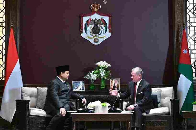 Pertemuan bilateral dengan Raja Abdullah II di Istana Basman, Amman, Rabu, 25 Februari 2026.