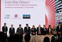 Presiden Prabowo Subianto menyaksikan penandatanganan 11 nota kesepahaman (Memorandum of Understanding/MoU) senilai 38,4 miliar dolar Amerika Serikat (AS) antara pelaku usaha Indonesia dan Amerika Serikat dalam sesi roundtable Business Summit yang diselenggarakan oleh US-ASEAN Business Council (US-ABC) di Gedung U.S. Chamber of Commerce, Washington DC, Amerika Serikat, pada Rabu, 18 Februari 2026. 