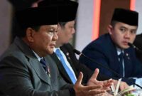 Presiden Prabowo Subianto menyampaikan sambutannya pada sesi roundtable Business Summit yang digelar dalam rangka kunjungan kerjanya di Washington DC, Amerika Serikat, pada Rabu, 18 Februari 2026.