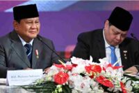 Presiden Prabowo Subianto menyampaikan sambutannya pada sesi roundtable Business Summit yang digelar di Washington DC, pada Rabu, 18 Februari 2026.