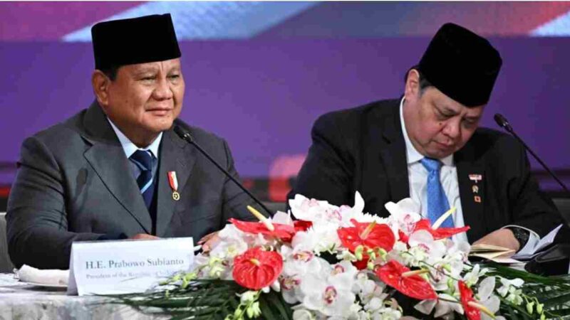 Presiden Prabowo Subianto menyampaikan sambutannya pada sesi roundtable Business Summit yang digelar di Washington DC, pada Rabu, 18 Februari 2026.