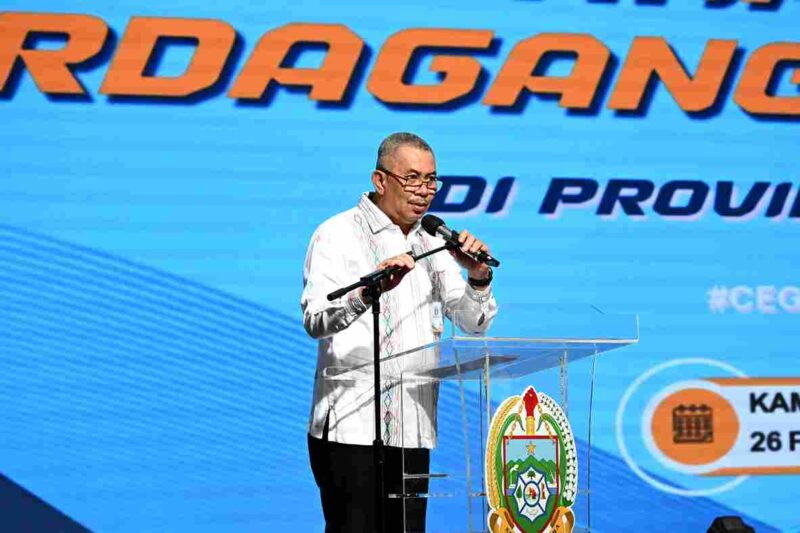Penjabat Sekretaris Daerah Provinsi (Sekdaprov) Sumatera Utara (Sumut) Sulaiman Harahap,  di Aula Raja Inal Siregar, Jalan Diponegoro, Medan, Kamis (26/2/2026).