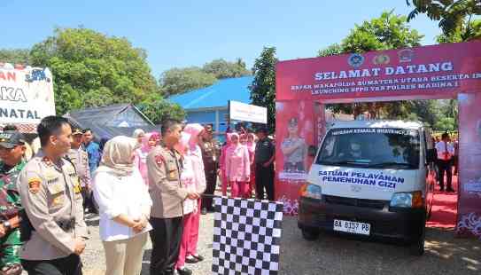 Wakil Kepala Kepolisian Daerah Sumatera Utara, Brigjen Pol Sonny Irawan, mewakili Kapolda Sumut Irjen Pol Whisnu Hermawan Februanto, S.I.K., M.H., meresmikan Satuan Pelayanan Pemenuhan Gizi (SPPG) atau Dapur Makan Bergizi Gratis (MBG) milik Polres Mandailing Natal (Madina), Kamis (5/2/2026).