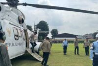 Wakil Presiden Gibran Rakabuming Raka meninjau langsung penanganan bencana di Kabupaten Tegal, Jawa Tengah,