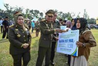 Apel Peringatan Bulan K3 Tingkat Provinsi Sumatera Utara Tahun 2026, digelar di halaman PT Industri Karet Deli (IKD), Jalan KL Yos Sudarso, Medan.