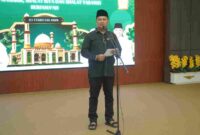 Wakil Bupati Asahan, Rianto, S.H., M.A.P., dalam kegiatan berbuka puasa bersama dan shalat berjamaah di Pendopo Rumah Dinas Bupati Asahan pada Senin, 23 Februari 2026.