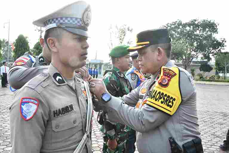 Kepolisian Resor Aceh Timur, Polda Aceh, menggelar Operasi Keselamatan Seulawah 2026