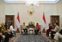 Gibran Rakabuming Raka saat menerima audiensi ASEAN Foundation di Istana Wakil Presiden, Jakarta, Rabu (25/2/2026).