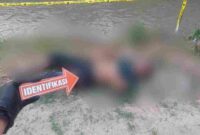 Korban saat ditemukan.