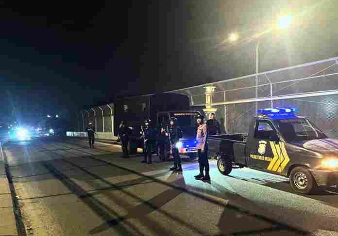 Personel gabungan Satuan Brigade Mobil Kepolisian Daerah Sumatera Utara (Brimob Polda Sumut) menggelar Patroli Kegiatan Rutin yang Ditingkatkan (KRYD) skala besar di wilayah hukum Polrestabes Medan pada Minggu, 22 Februari 2026.